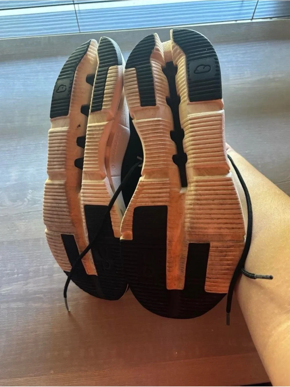 On Running Men's Black Athletic Running Shoes with White Sole